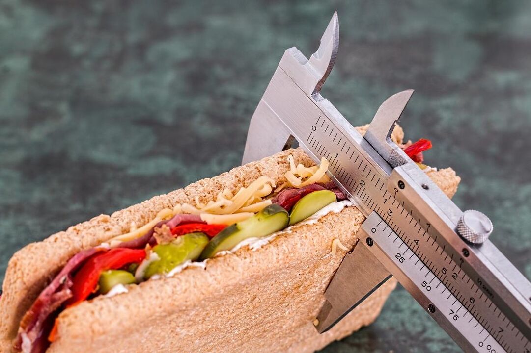 Μέτρηση της τροφής κατά την απώλεια βάρους ανά μήνα