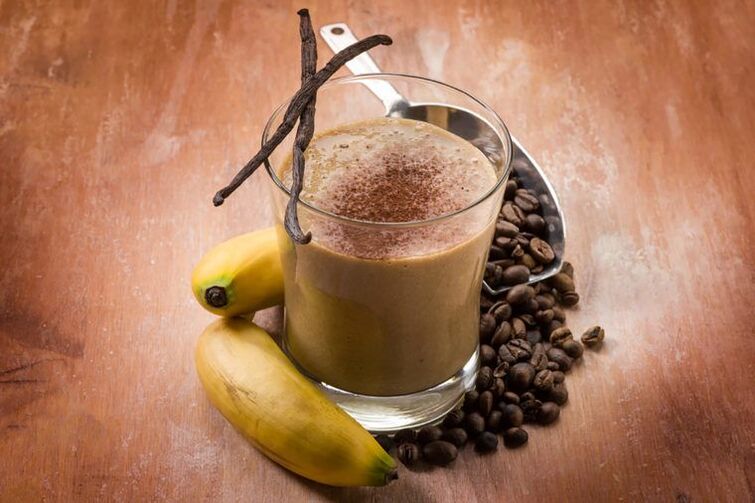 Smoothie πρωτεΐνης καφέ για απώλεια βάρους